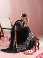 Floral Printed Gotta Patti Ready to Wear Lehenga & Choli With Dupatta