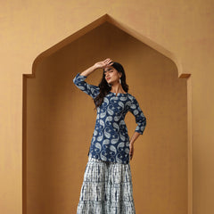 Khushal K Women Paisley Printed Cotton Kurta set