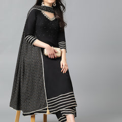 Khushal K Women Regular Gotta Patti Kurta Sets