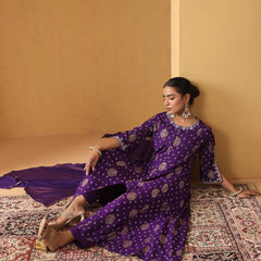 Khushal K Women Ethnic Motifs Printed Kurta set
