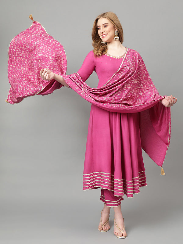 Khushal K Women Regular Gotta Patti Kurta Sets