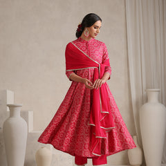 Khushal K Floral Printed Empire Kurta set