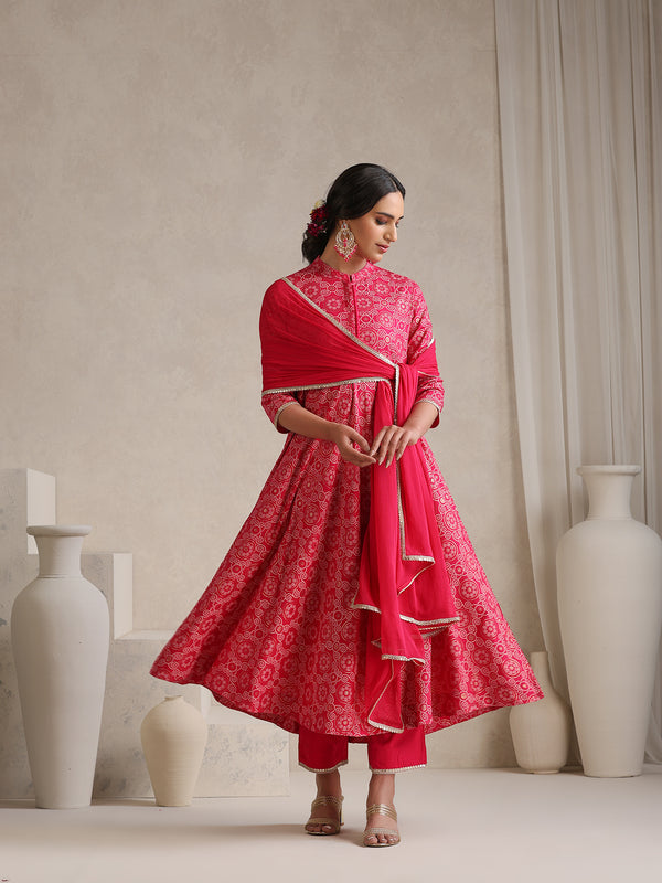 Khushal K Floral Printed Empire Kurta set