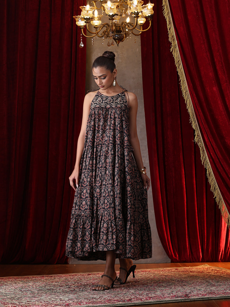 Khushal K Women Dresses - Black