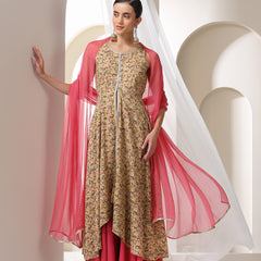 Khushal K Women Ethnic Printed Regular Kurta set