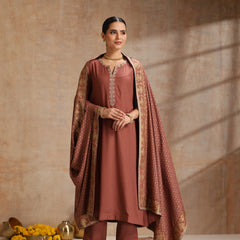 Women’s Ethnic Motif Print Kurta with Trousers & Dupatta