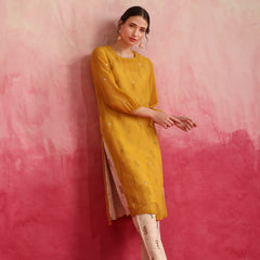 Mustard Mirror Work 3-Piece Cord Set