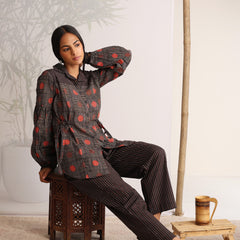 Khushal K Women Co-Ords set - Black