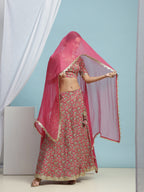 Ready to Wear Printed Lehenga & Blouse With Dupatta