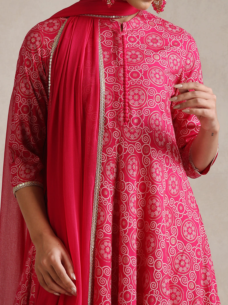 Khushal K Floral Printed Empire Kurta set
