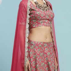 Ready to Wear Printed Lehenga & Blouse With Dupatta