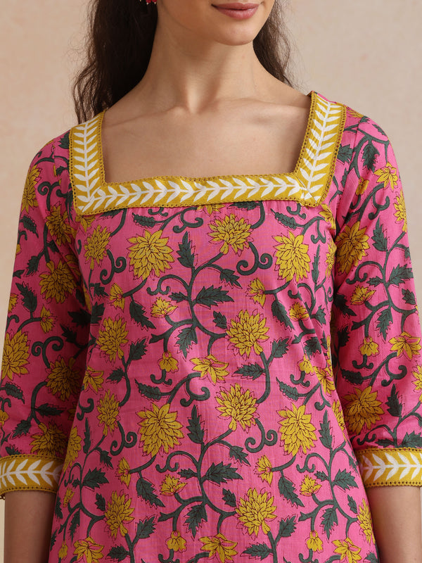 Khushal K Women Co-Ords Set - Pink