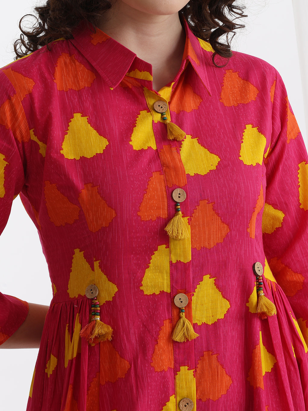 Women Floral Printed Fit & Flare Midi Dress