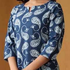 Khushal K Women Paisley Printed Cotton Kurta set