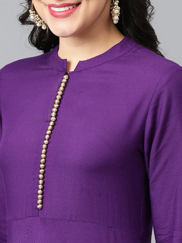 Women Ethnic Motifs Printed Empire Kurta with Palazzos & With Dupatta