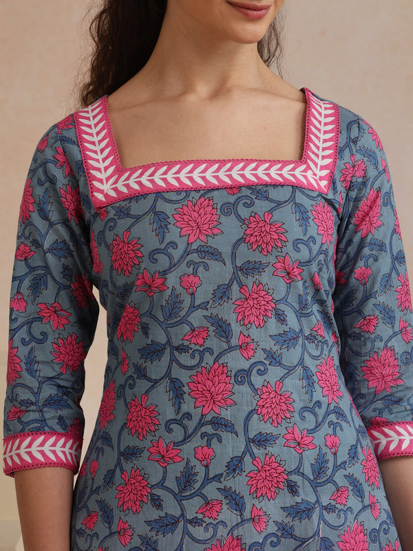 Khushal K Women Co-Ords Set - Blue