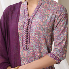 Khushal K Women Paisley Printed  Kurta set