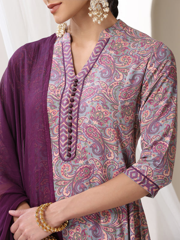 Khushal K Women Paisley Printed  Kurta set