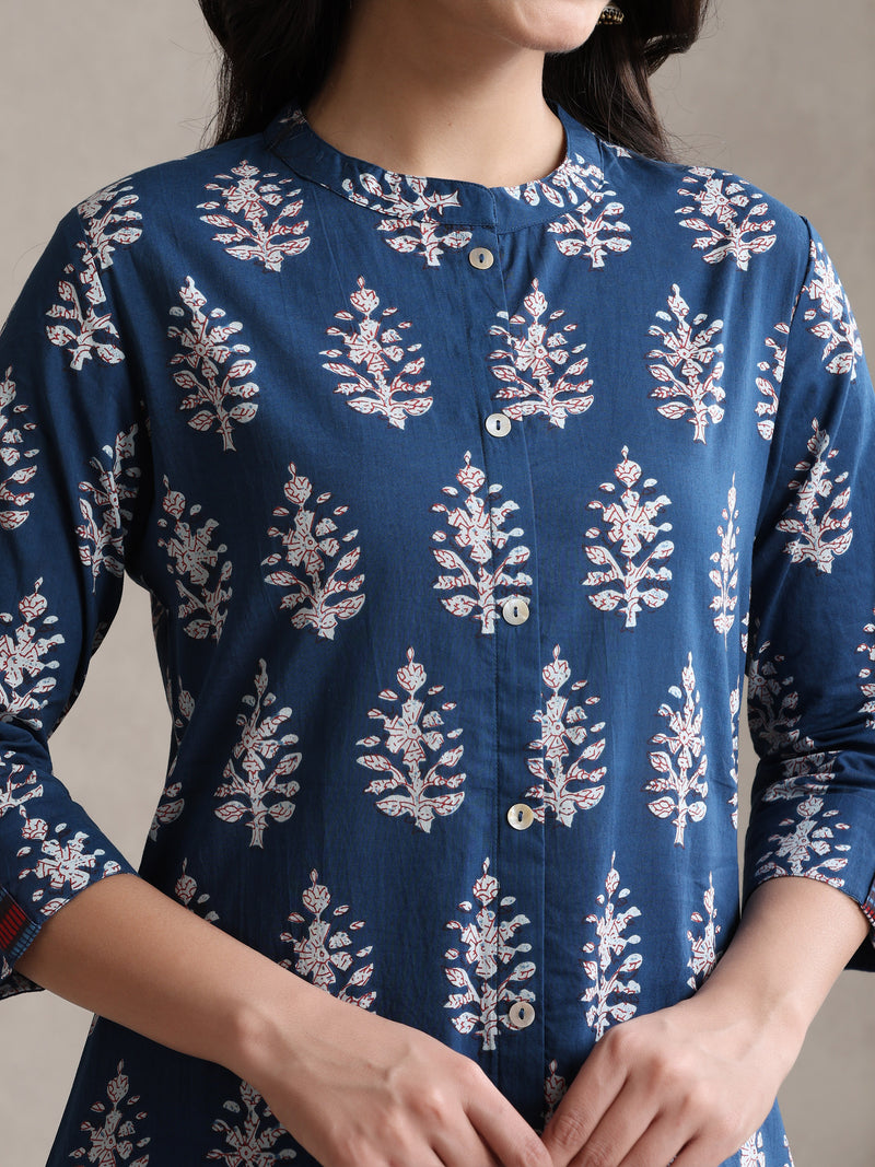Indigo Bloom Cord Set