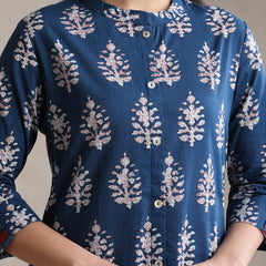 Indigo Bloom Cord Set