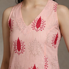 Khushal K Women Ethnic Motifs Printed Cotton Kurta set