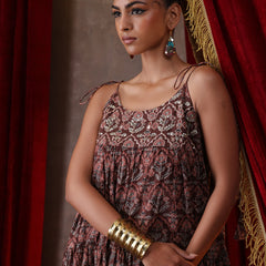 Khushal K Women Dresses - Brown