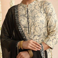 Women Ethnic Motifs Printed Regular Kurta with Trousers & Dupatta