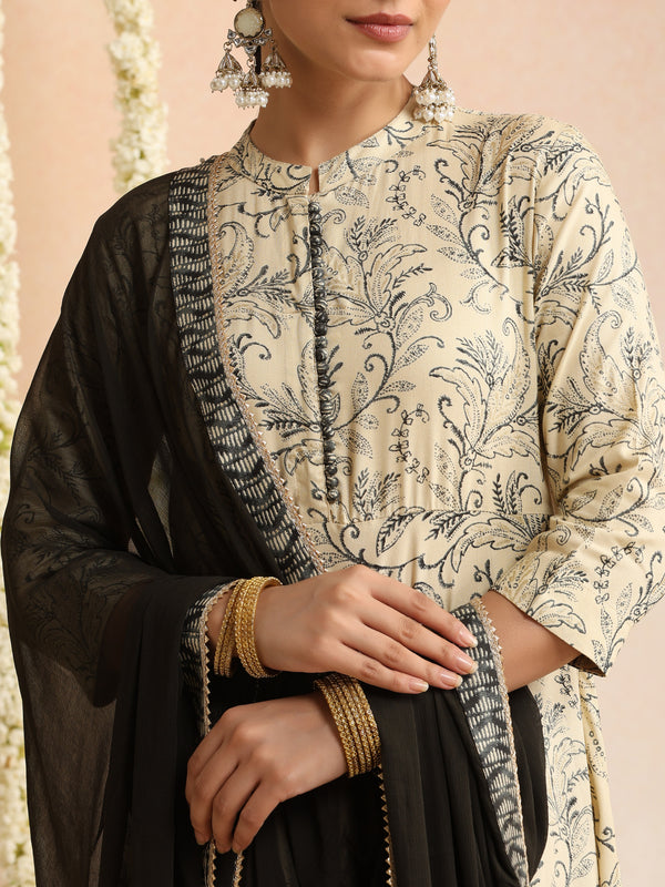 Women Ethnic Motifs Printed Regular Kurta with Trousers & Dupatta