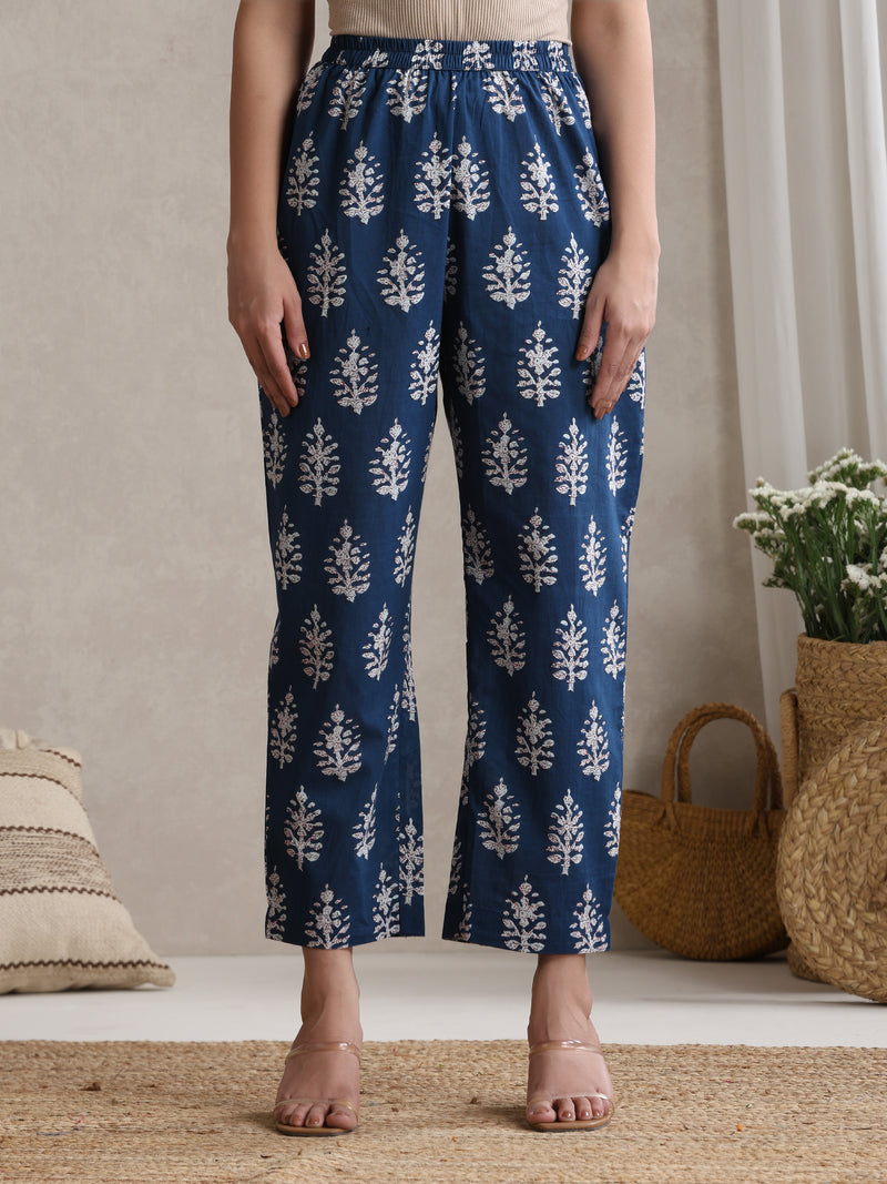 Indigo Bloom Cord Set