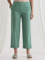 Floral Printed Square Neck Pure Cotton Straight Kurti With Palazzos & Dupatta