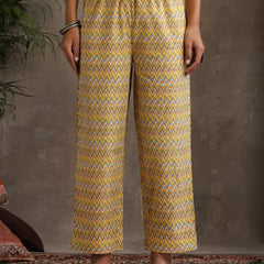 Floral Printed Pure Cotton Straight Kurta With Palazzos And Dupatta