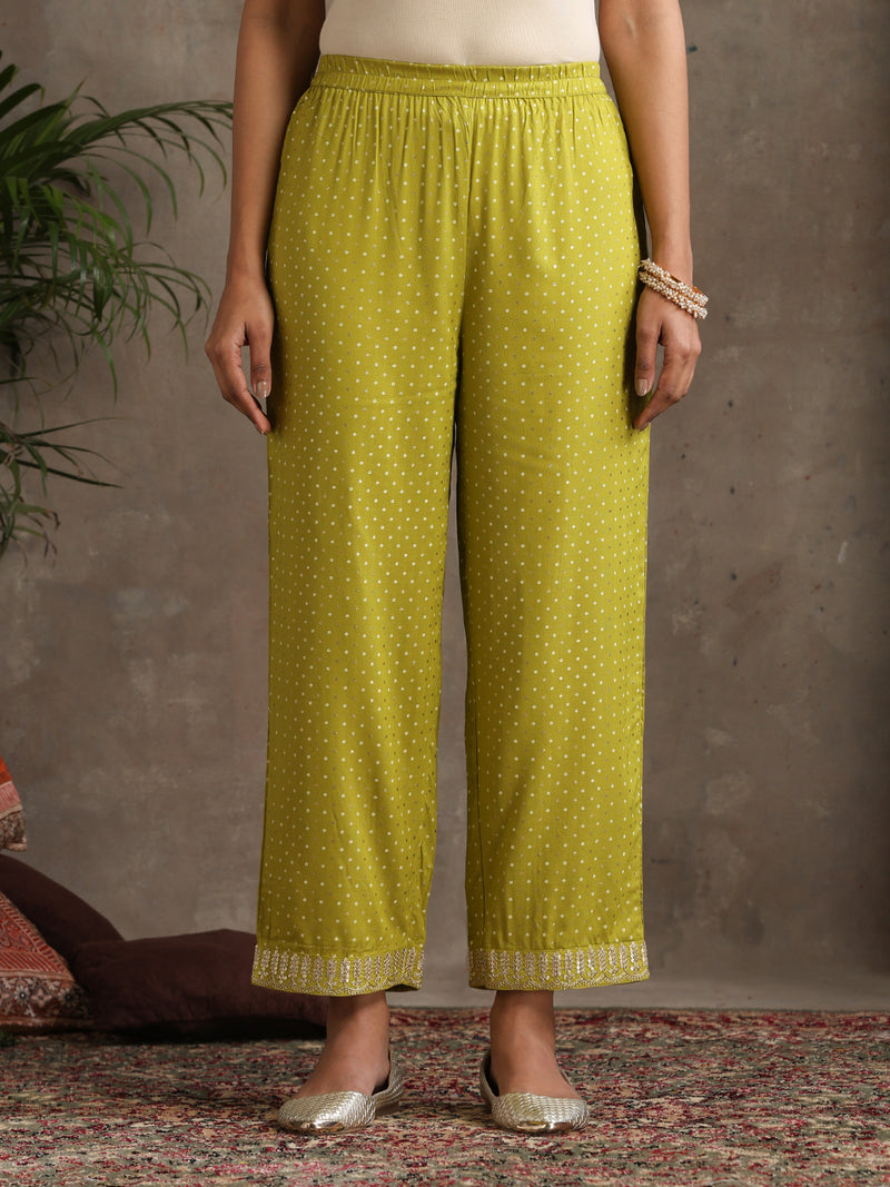 Sweet Heart Neck Anarkali Kurta with Palazzos & With Dupatta