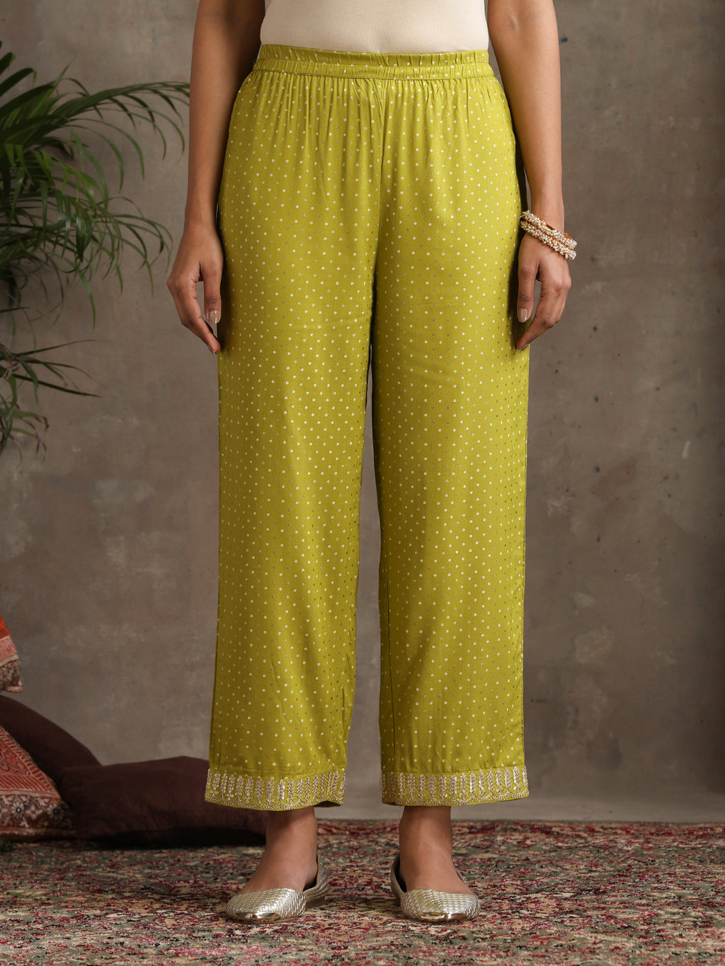 Sweet Heart Neck Anarkali Kurta with Palazzos & With Dupatta