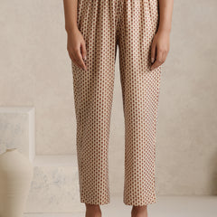 Traditional Jacket Style Cord Set with Printed Inner & Trouser