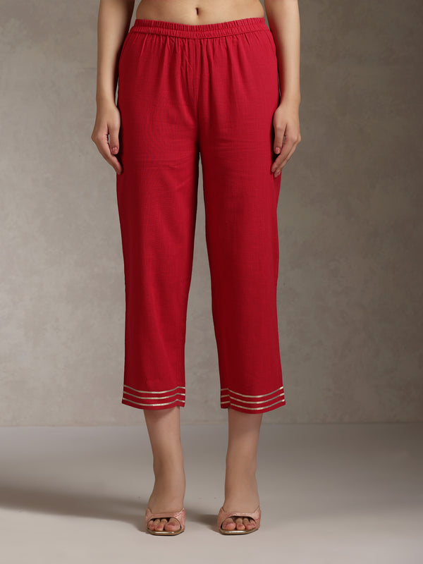 Khushal K Women Ethnic Motifs Printed Cotton Kurta set