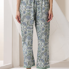Women Floral Printed Regular Pure Cotton Kurta with Palazzos & With Dupatta