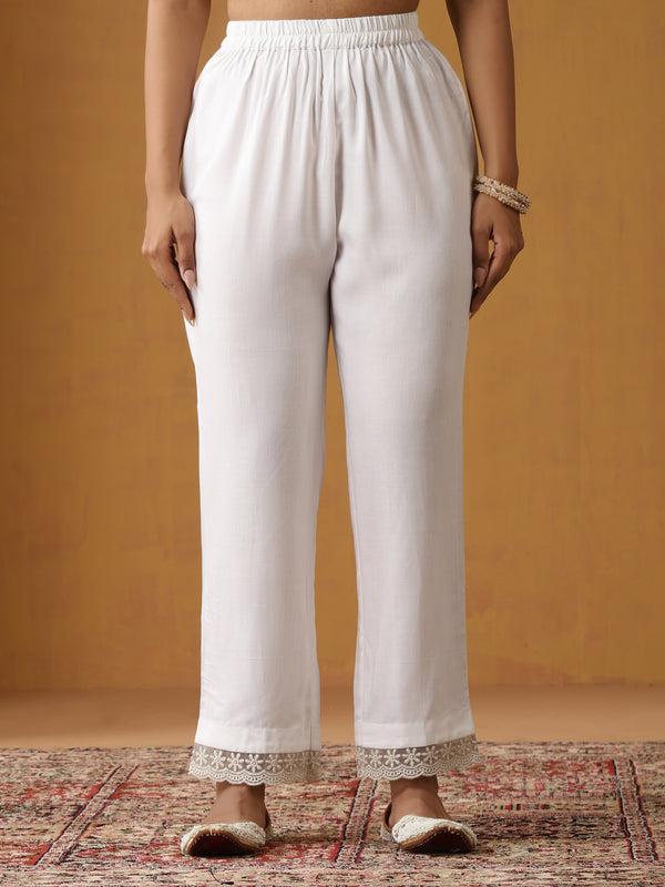 Khushal K Women Solid A-Line Kurta set