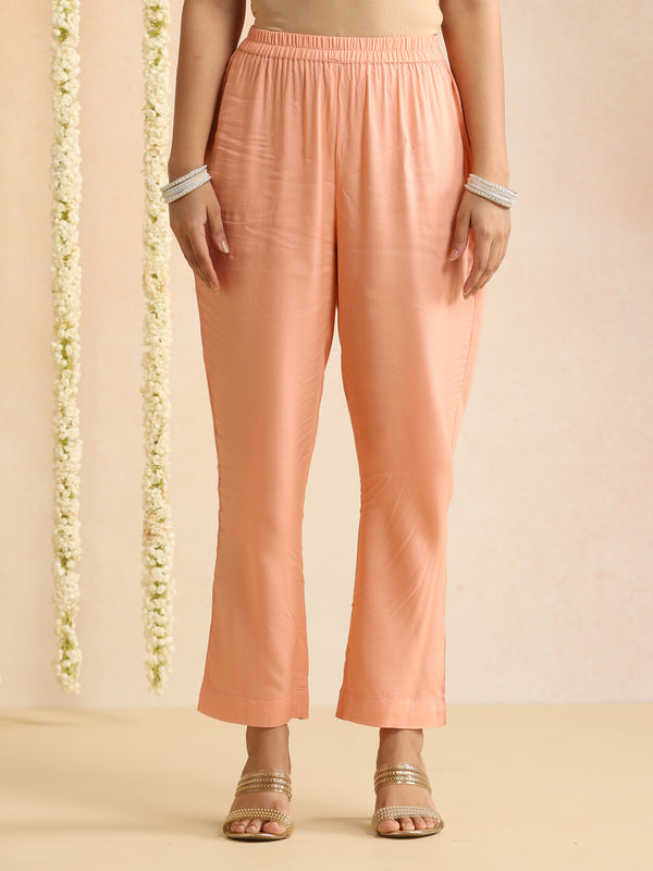 Women Ethnic Motifs Embroidered Empire Sequinned Kurta with Trousers & With Dupatta