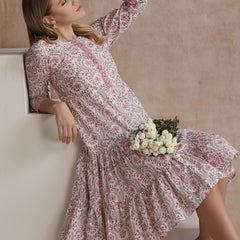 Women Ethnic Motifs Printed A-Line Dress