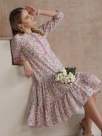 Women Ethnic Motifs Printed A-Line Dress