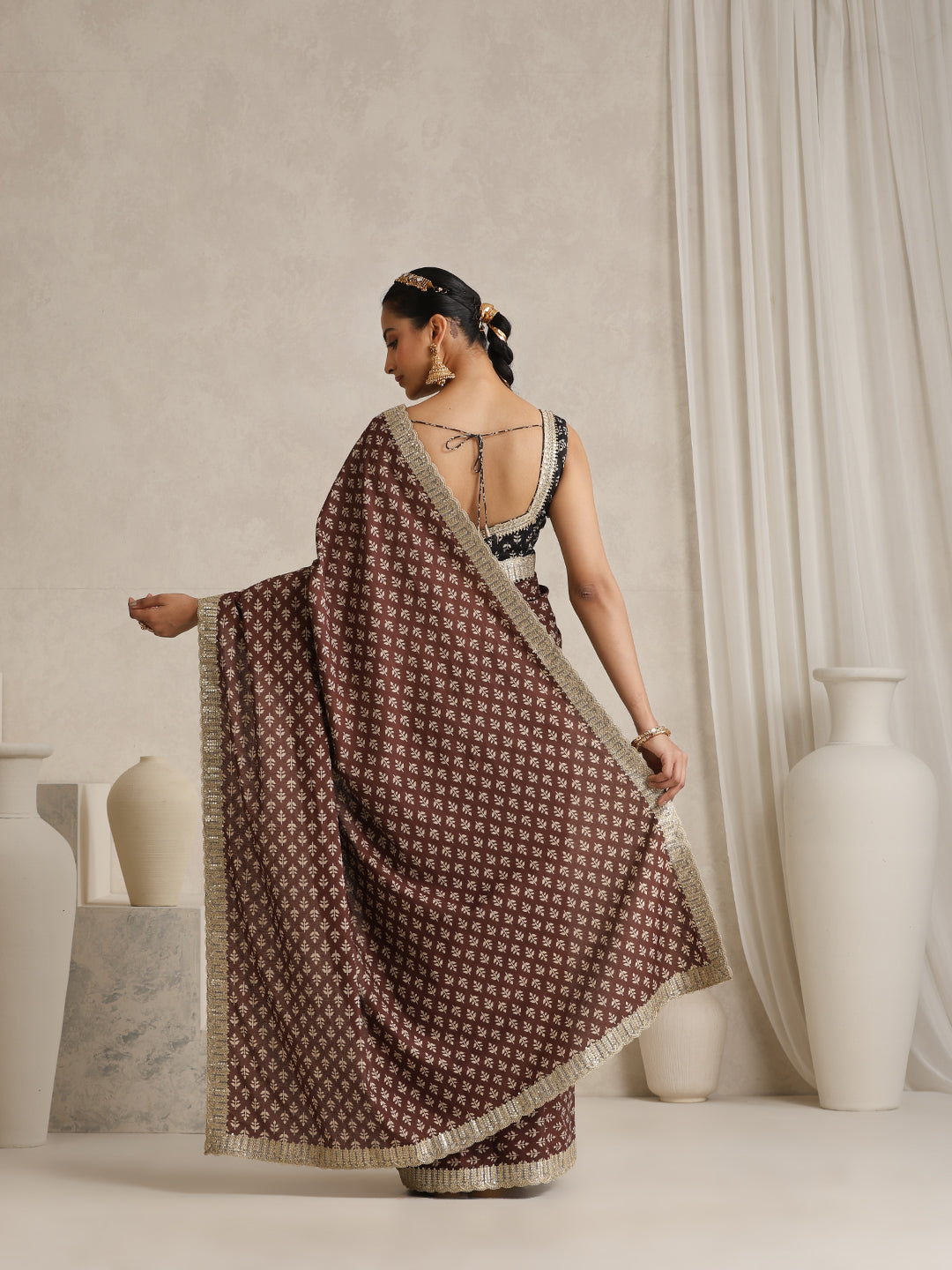 Ethnic Motifs Pure Cotton Fashion Saree