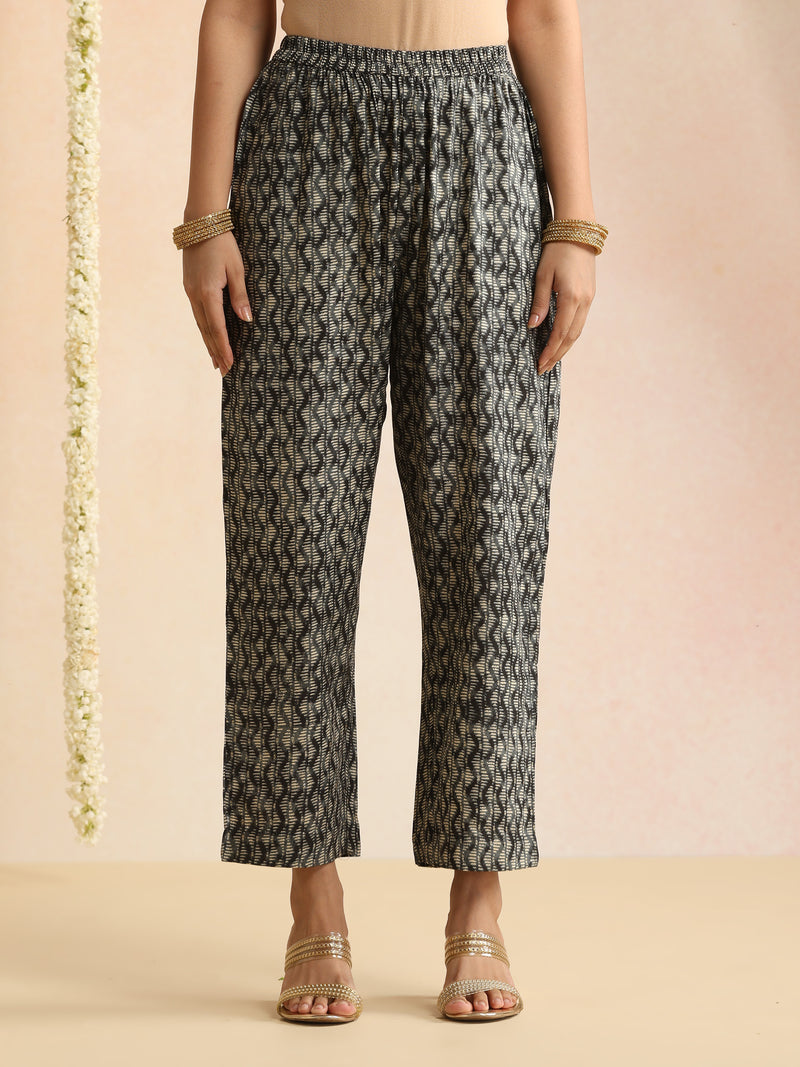 Women Ethnic Motifs Printed Regular Kurta with Trousers & Dupatta