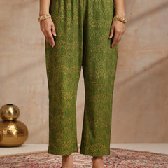 Women Ethnic Motifs Printed Sequinned Anarkali Kurta with Trousers & Dupatta
