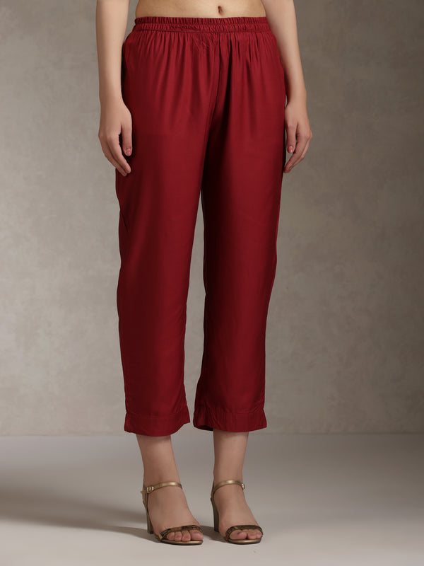 Khushal K Women Solid Anarkali Kurta set