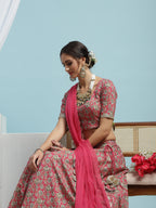 Ready to Wear Printed Lehenga & Blouse With Dupatta