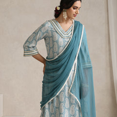 Khushal K Women Paisley Printed A-Line Kurta set
