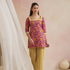 Khushal K Women Co-Ords Set - Pink