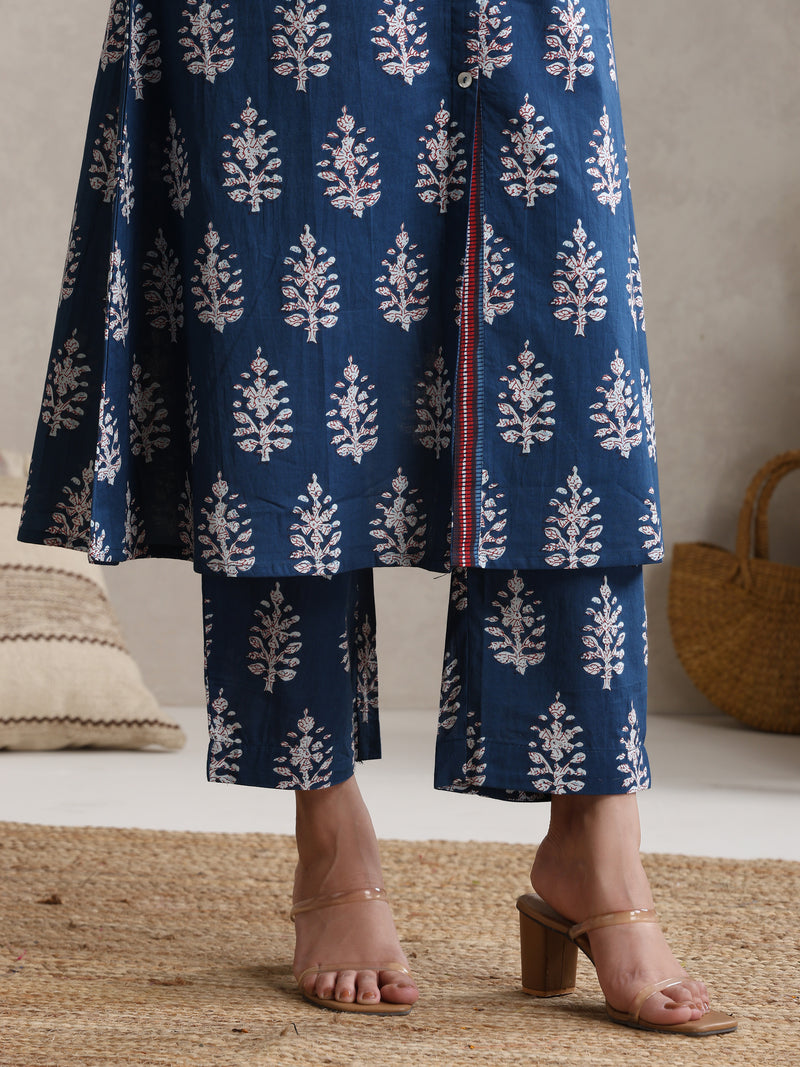 Indigo Bloom Cord Set
