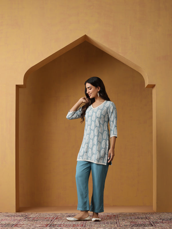 Khushal K Women Paisley Printed Regular Kurta set