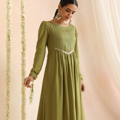 Women Woven Design Self Design Kurta with Palazzos